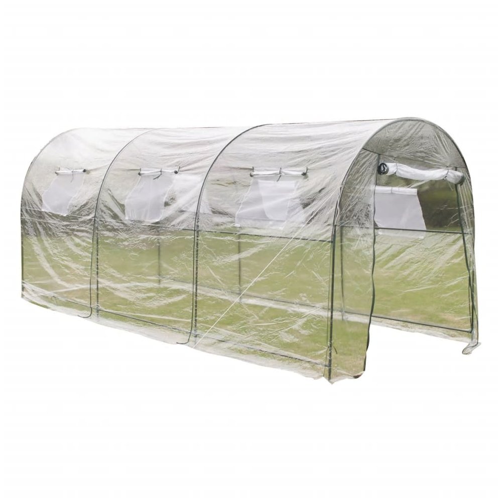 Greenhouse Transparent PVC, Powder-Coated Steel Large Portable. Picture 2