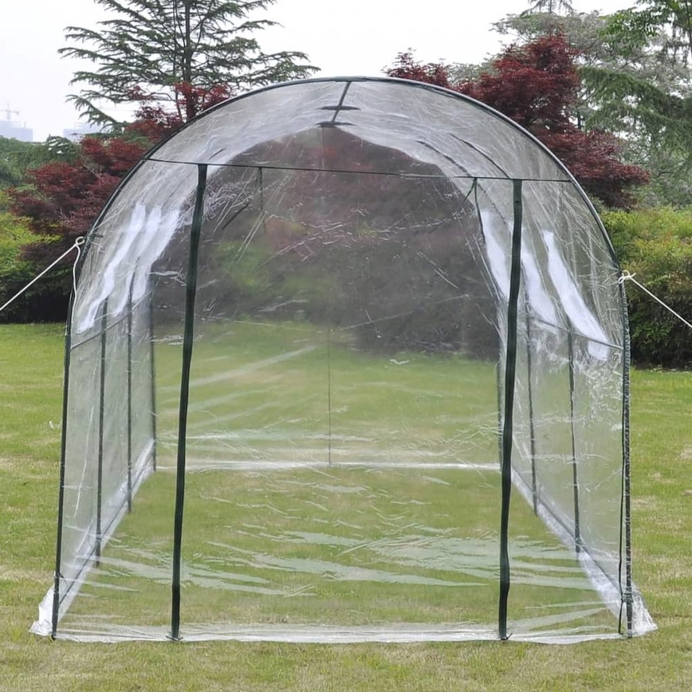 Greenhouse Transparent PVC, Powder-Coated Steel Large Portable. Picture 3