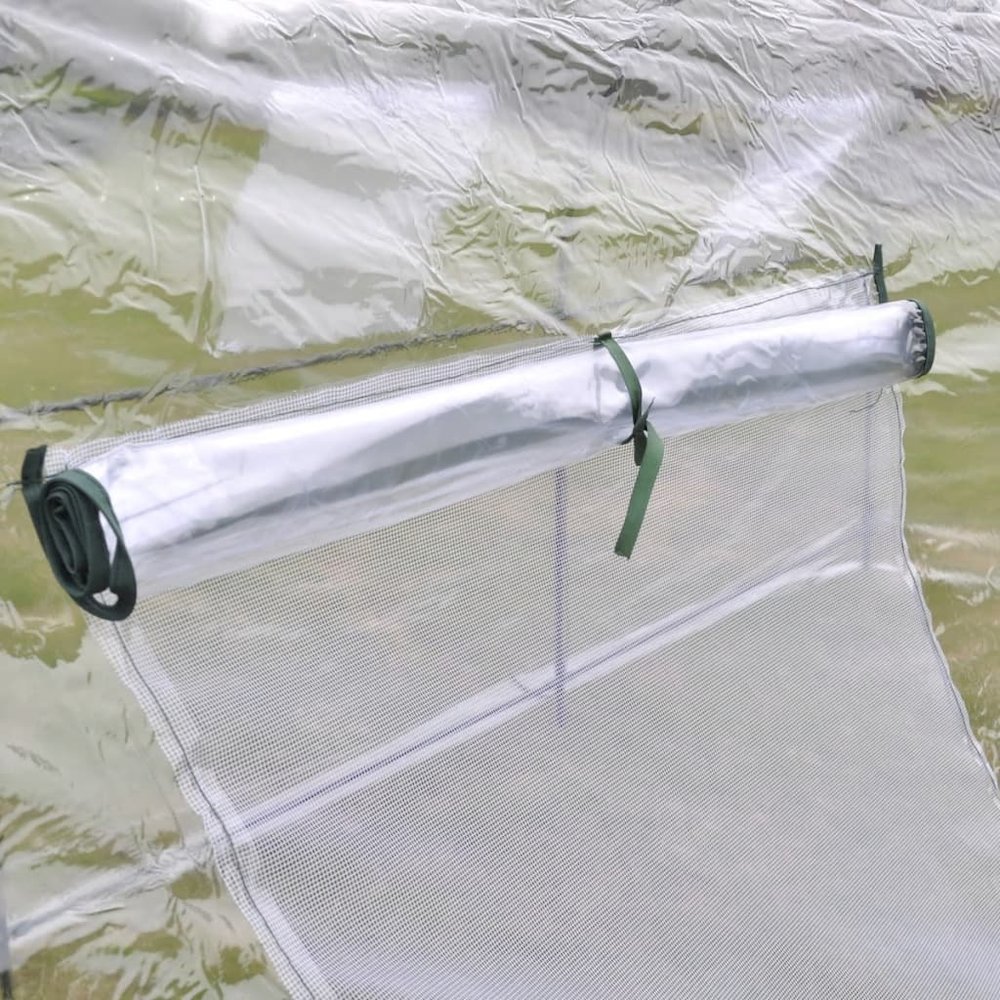 Greenhouse Transparent PVC, Powder-Coated Steel Large Portable. Picture 6
