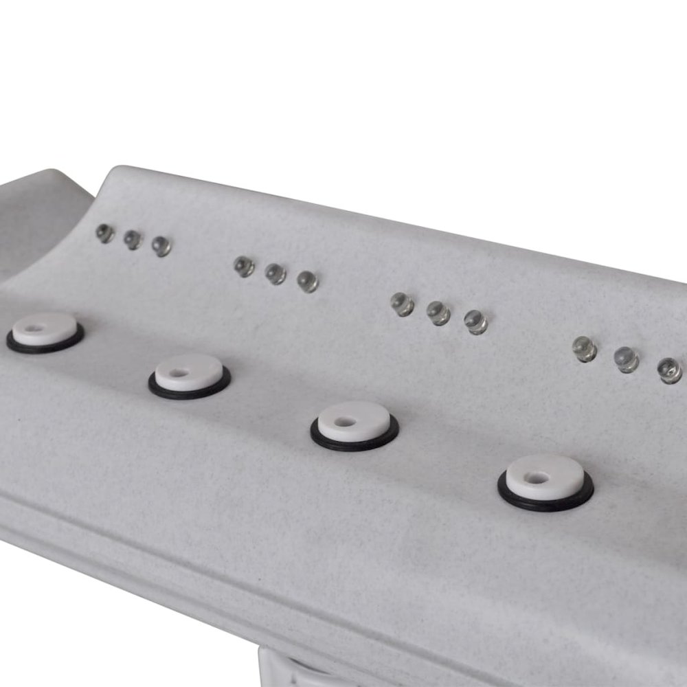 Swimming Pool Accessory White Plastic Small Adjustable Armrests. Picture 3