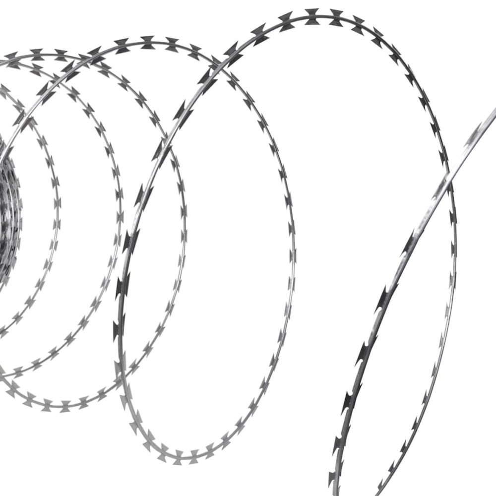 NATO Razor Wire Helical Wire Roll Galvanized Steel 197', 141076. Picture 1