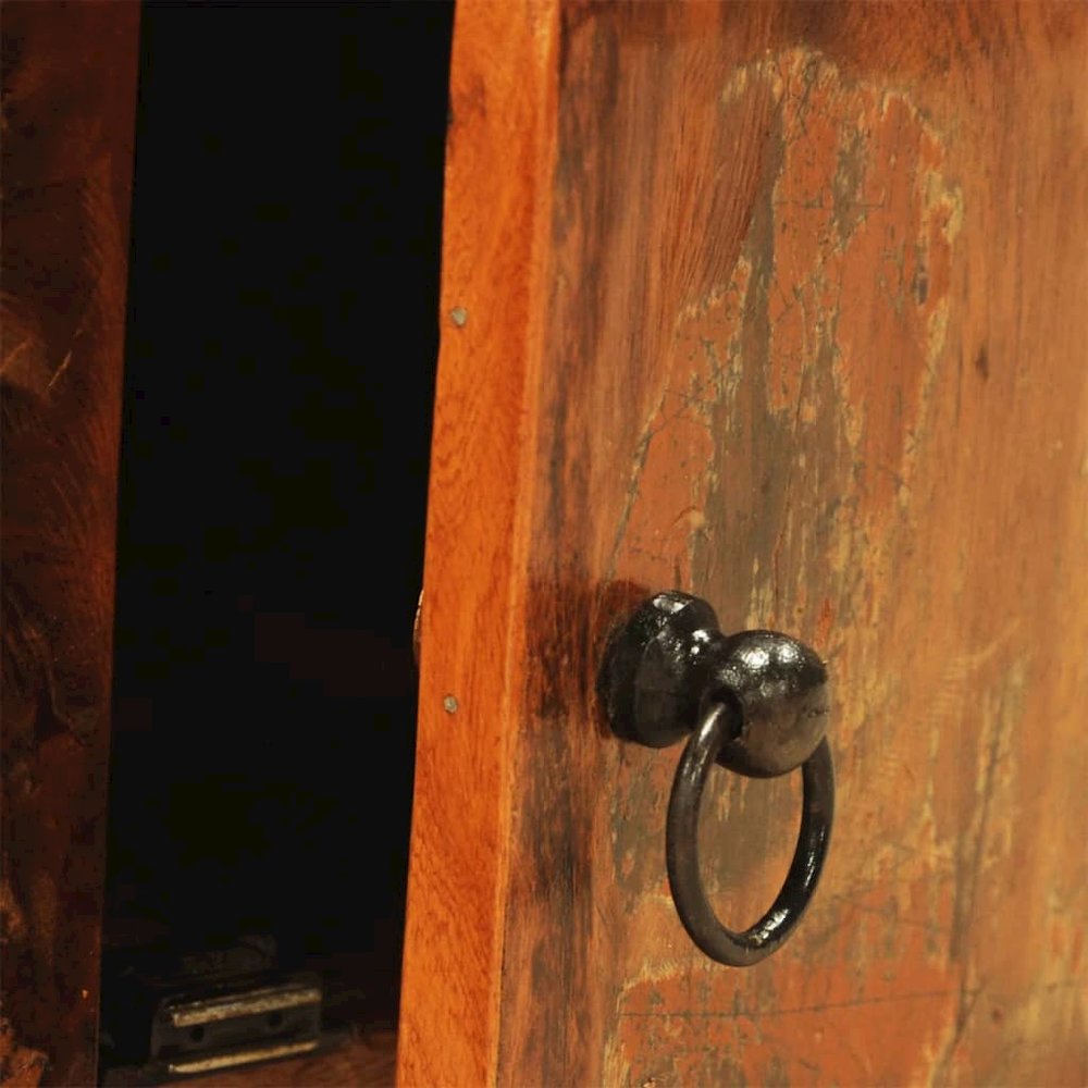 TV Stand Multicolor Reclaimed solid wood Medium TV Stand. Picture 9