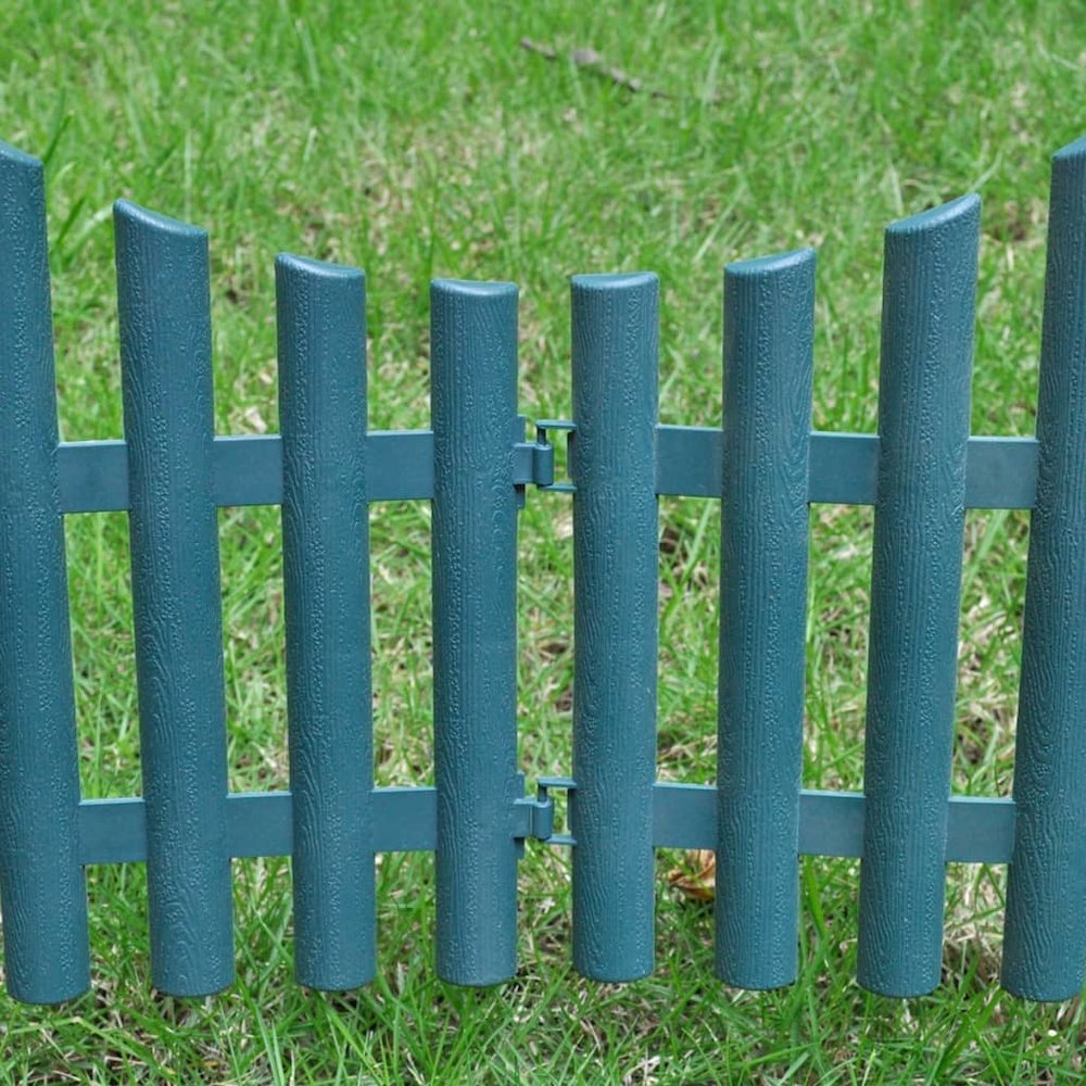 17 pcs Lawn Dividers 32.8 ft Green. Picture 6