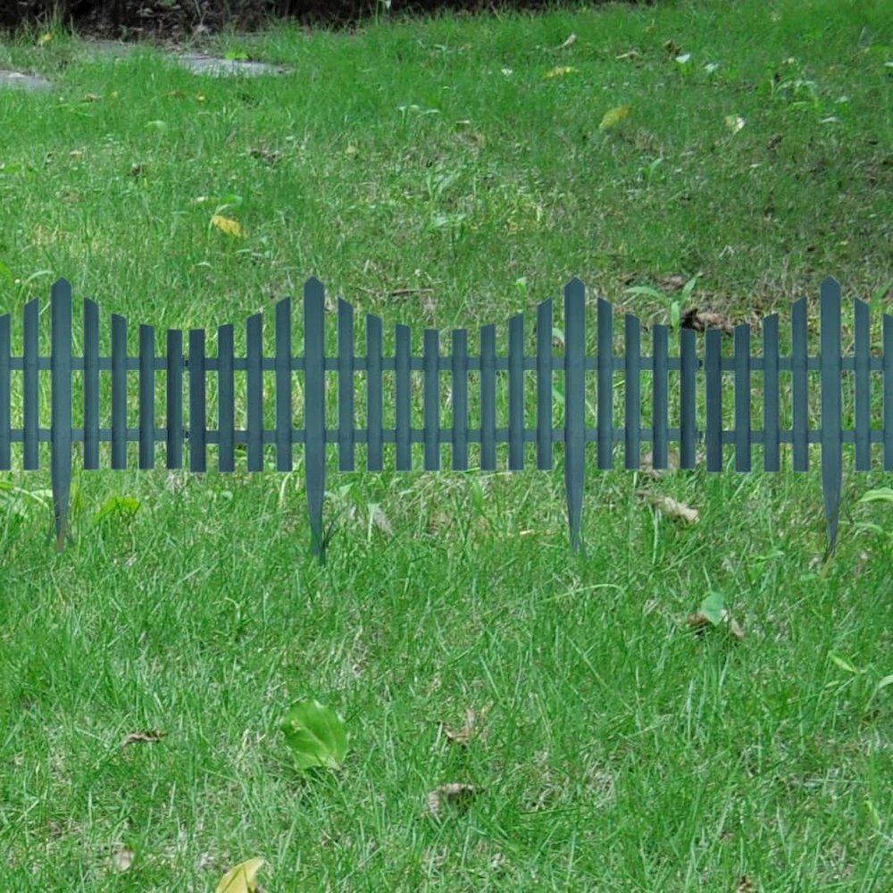 17 pcs Lawn Dividers 32.8 ft Green. Picture 8