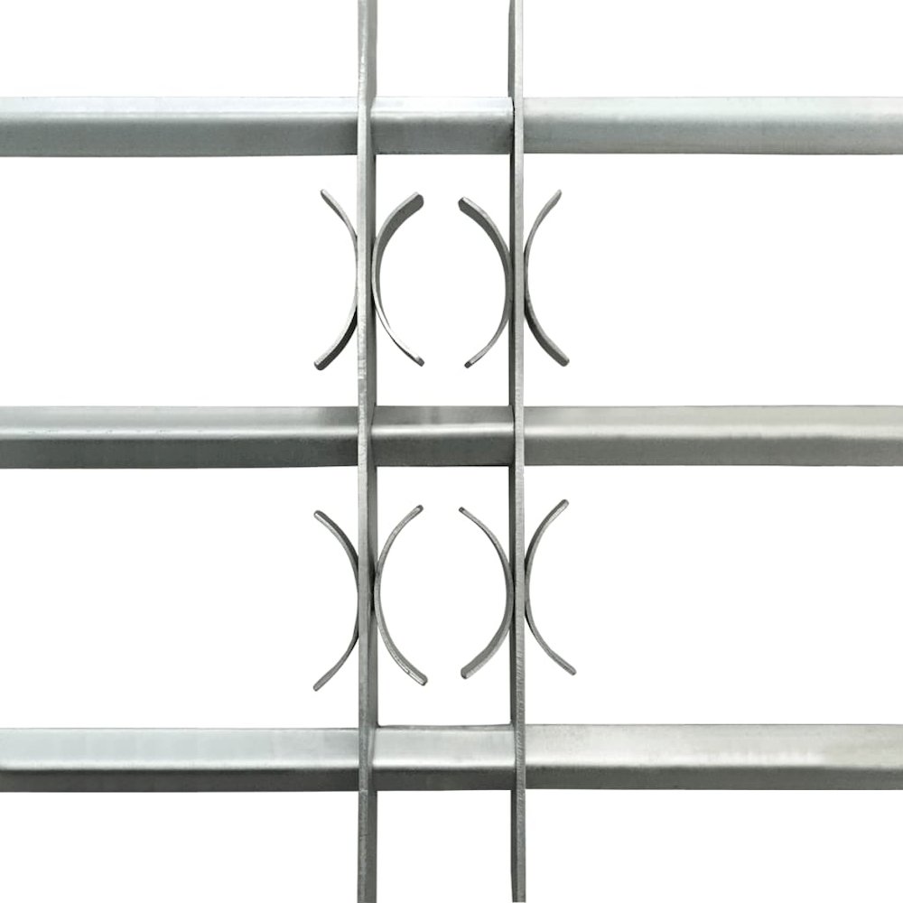 Adjustable Security Grille for Windows with 3 Crossbars 19.7"-25.6", 141382. Picture 3