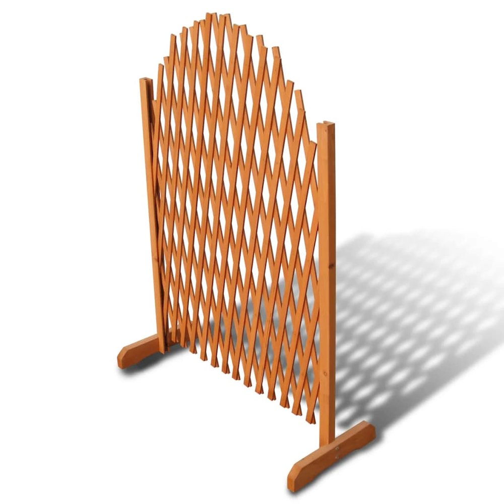 vidaXL Trellis Fence Solid Wood 5' 11" x 3' 3", 41296. Picture 2