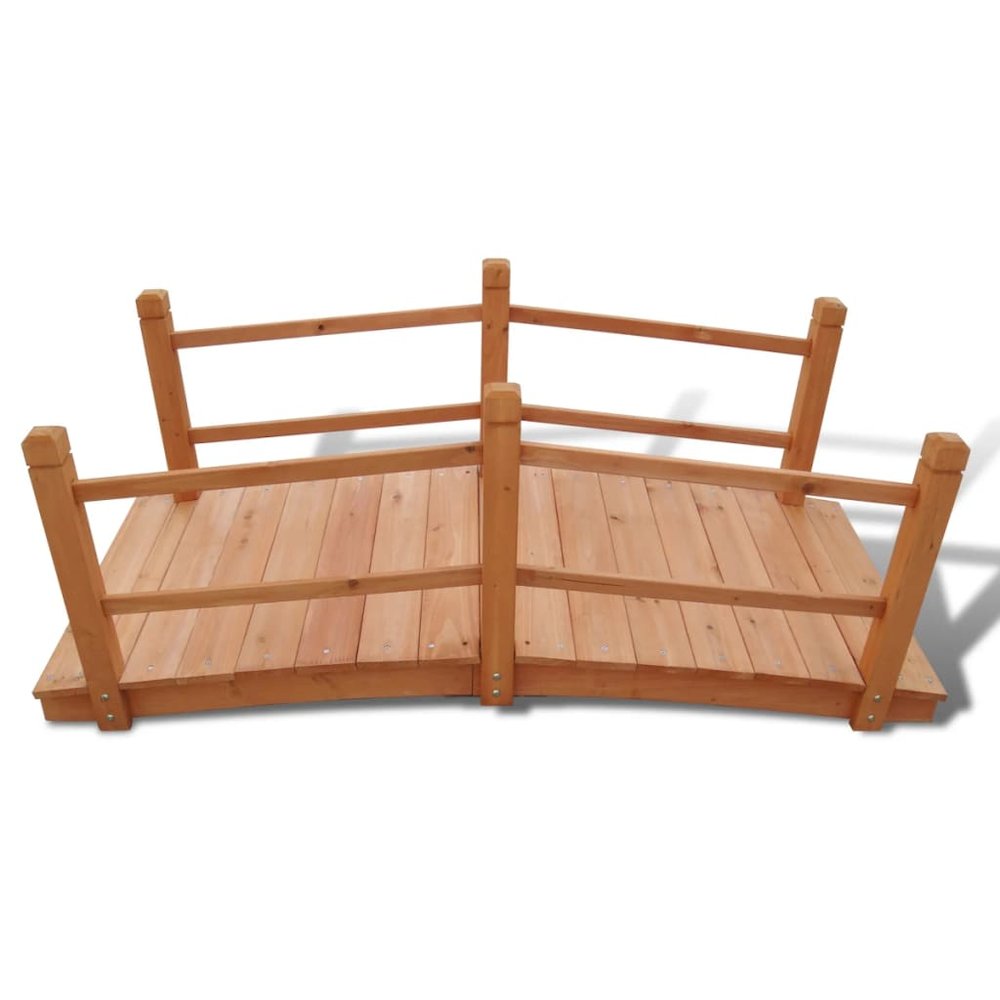 Garden Bridge Natural wood Solid wood Medium Durable. Picture 2