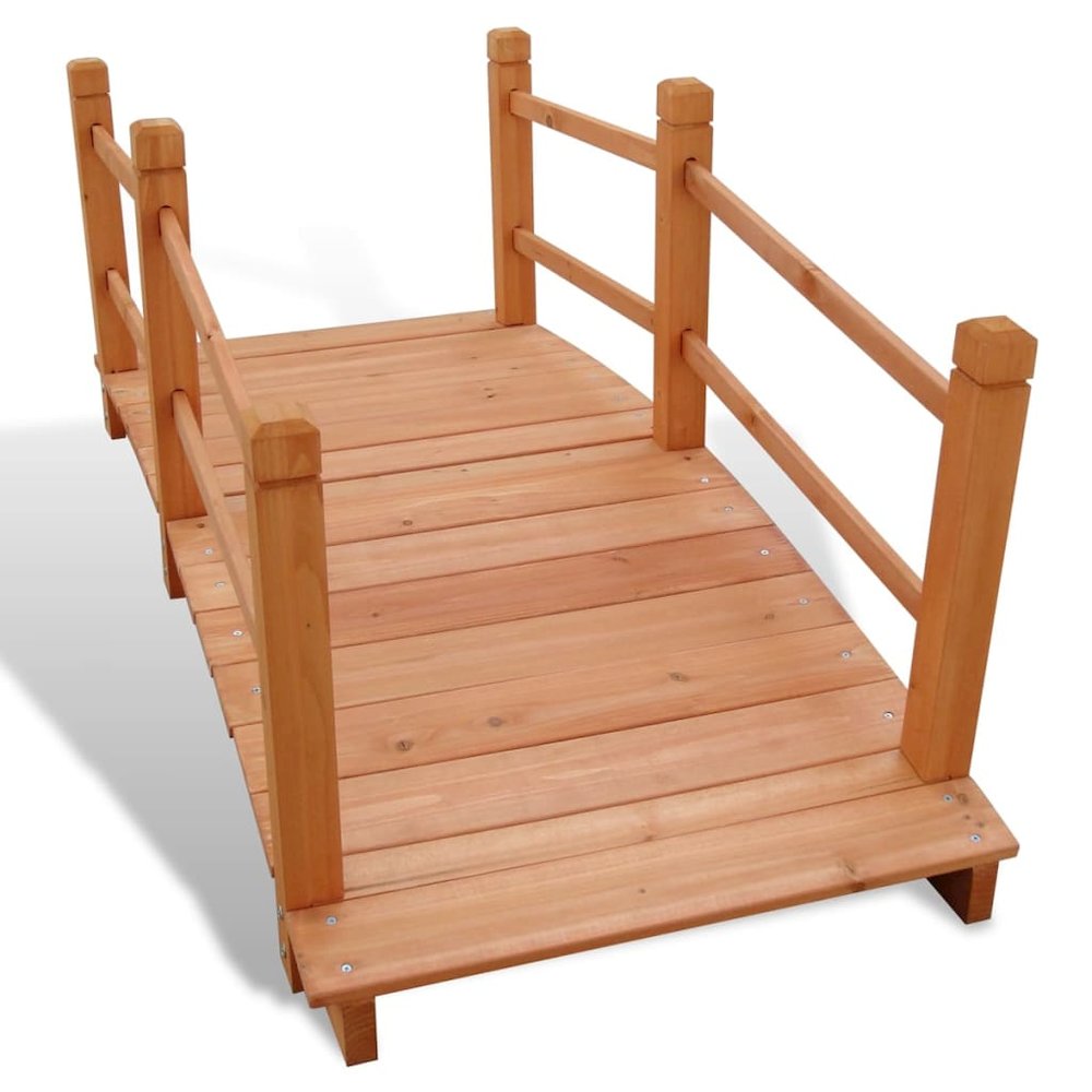 Garden Bridge Natural wood Solid wood Medium Durable. Picture 3
