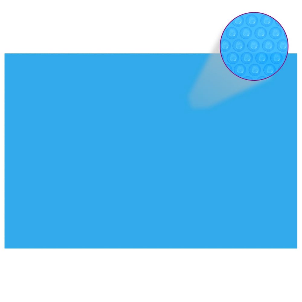 Pool Cover Blue PVC 118.1 x 78.7 in Water-resistant materials. Picture 1
