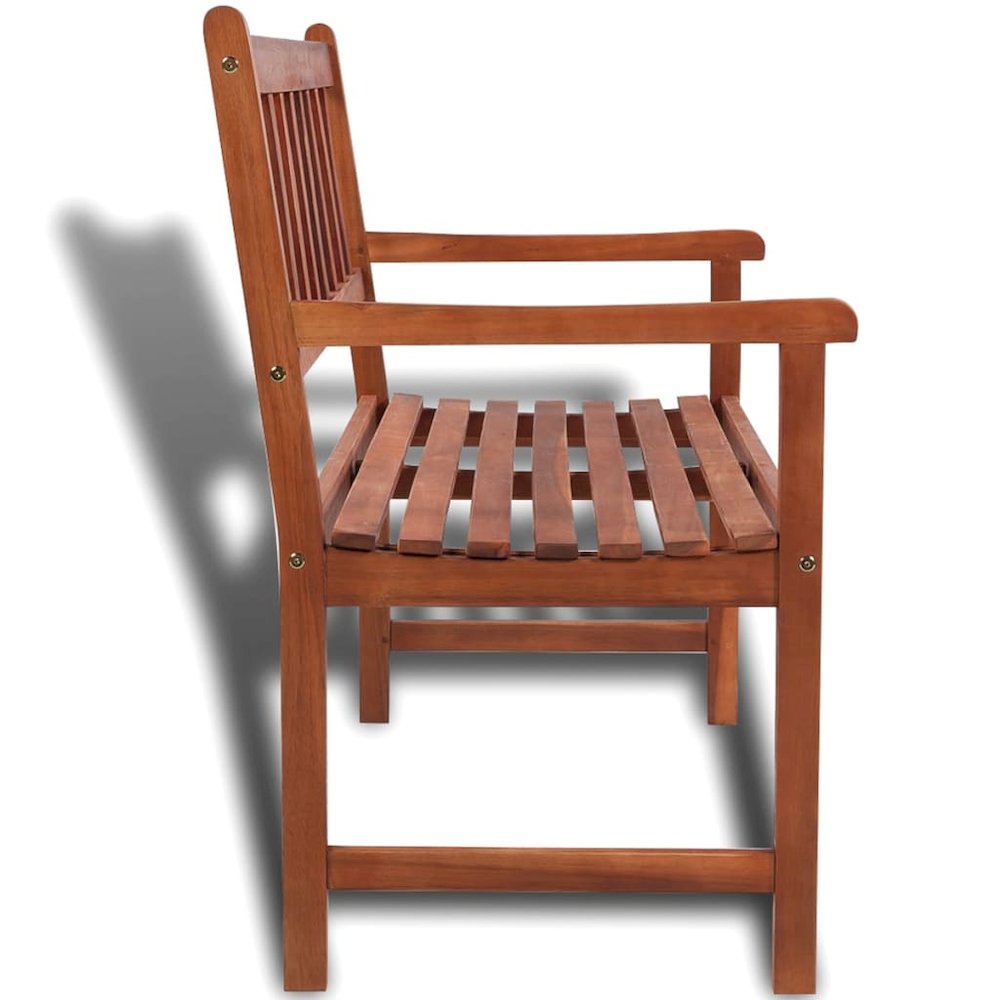 Garden Bench Light Brown Acacia hardwood Medium Durable. Picture 3