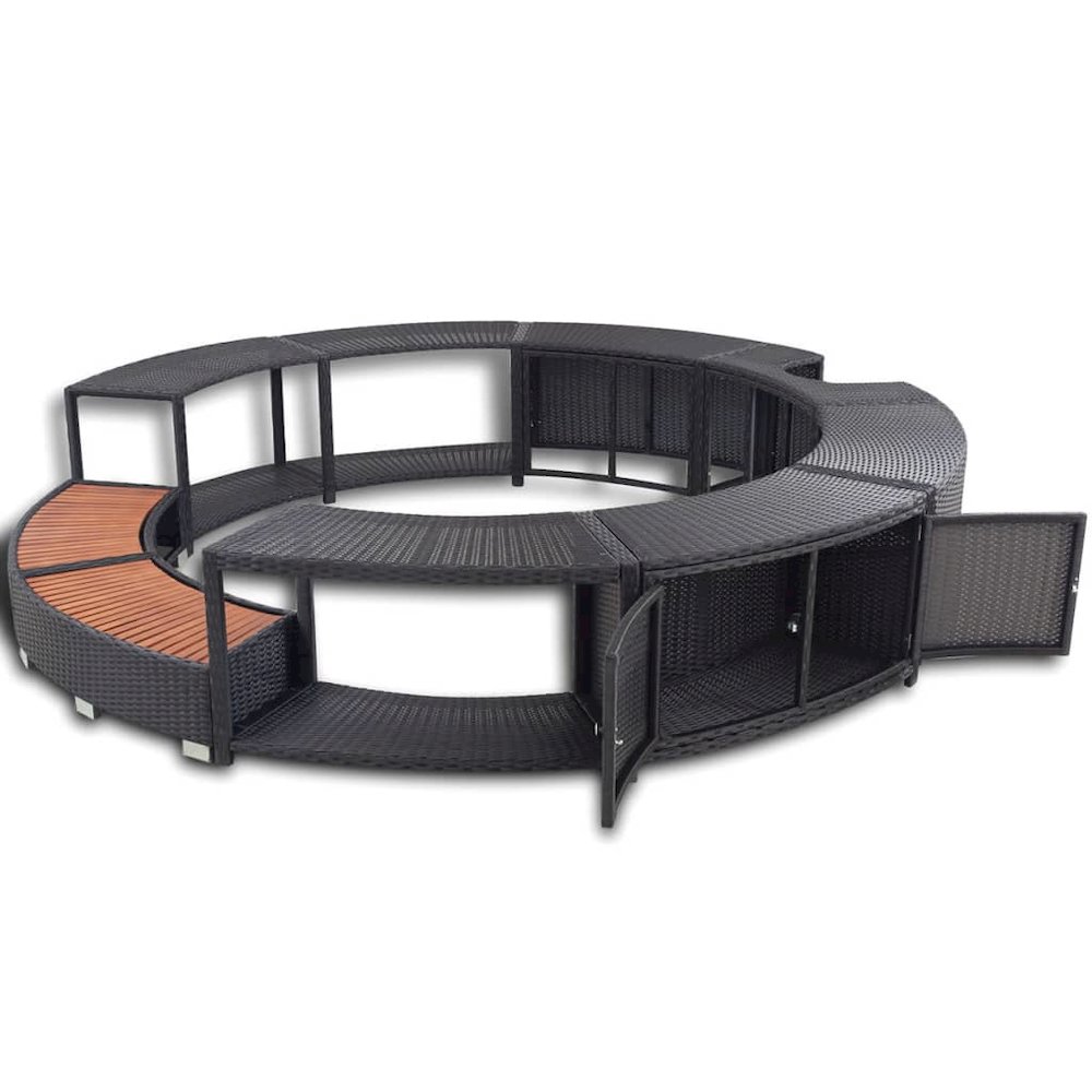 Hot Tub Surround Black. Picture 4