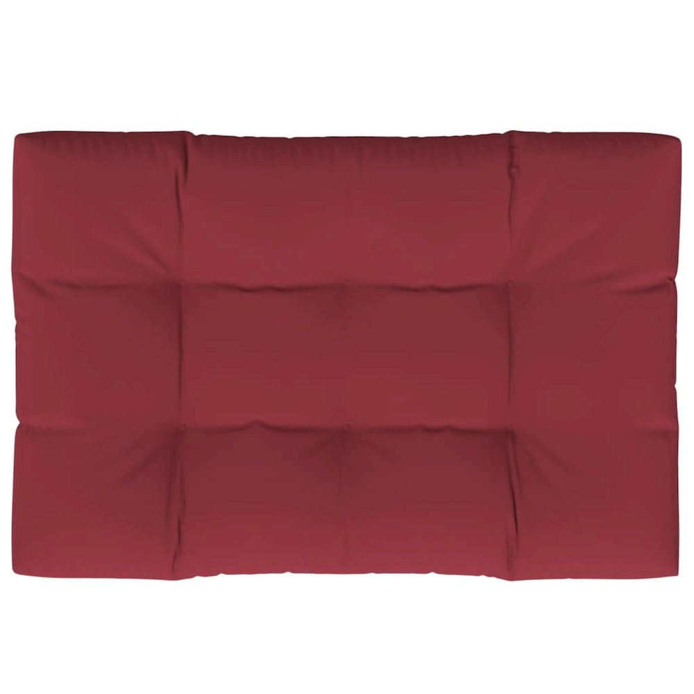 Pallet Cushion Wine Red Fabric (100% polyester) 47.2x31.5x4.7 in. Picture 2