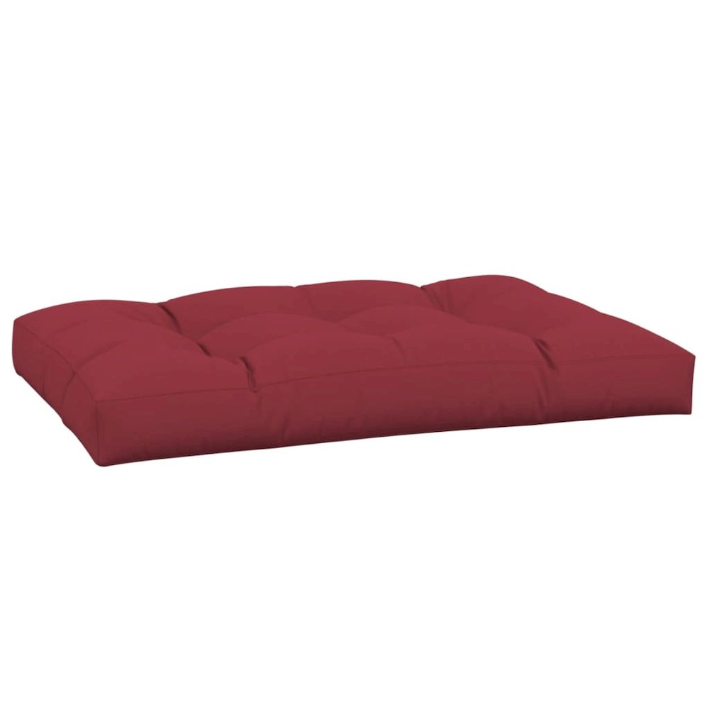 Pallet Cushion Wine Red Fabric (100% polyester) 47.2x31.5x4.7 in. Picture 4