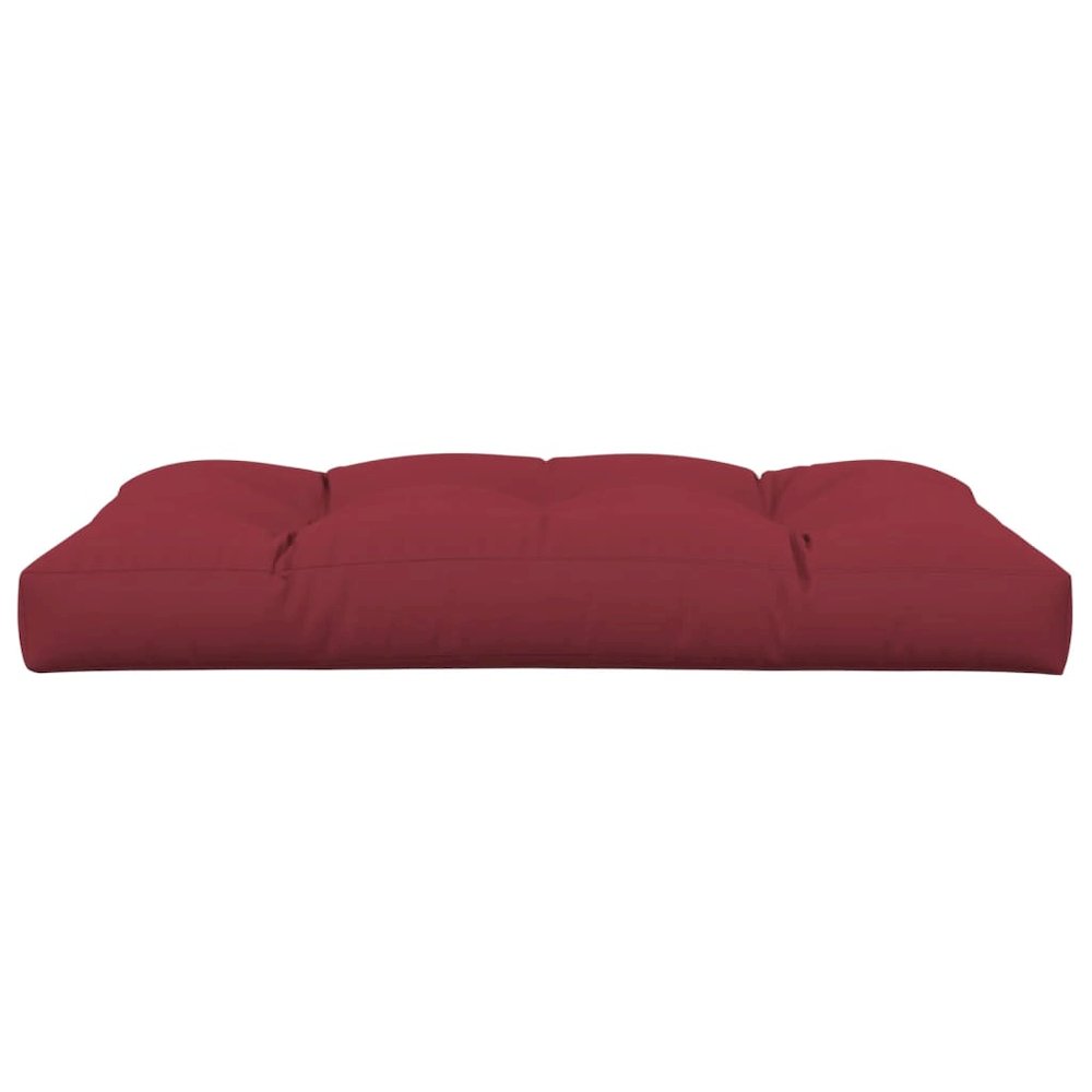 Pallet Cushion Wine Red Fabric (100% polyester) 47.2x31.5x4.7 in. Picture 5