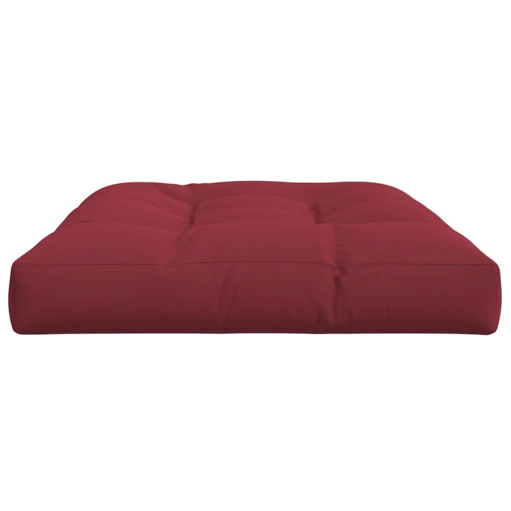 Pallet Cushion Wine Red Fabric (100% polyester) 47.2x31.5x4.7 in. Picture 6