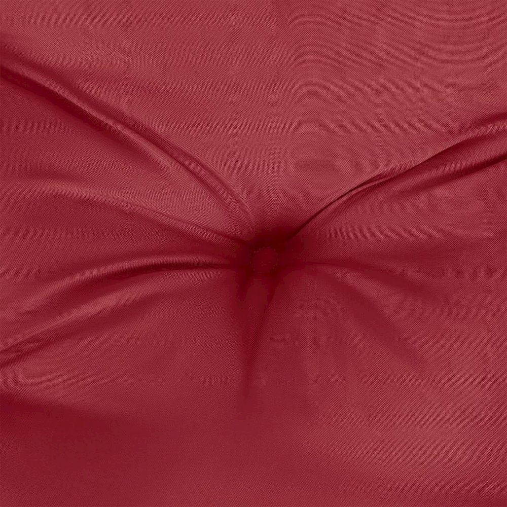 Pallet Cushion Wine Red Fabric (100% polyester) 47.2x31.5x4.7 in. Picture 7