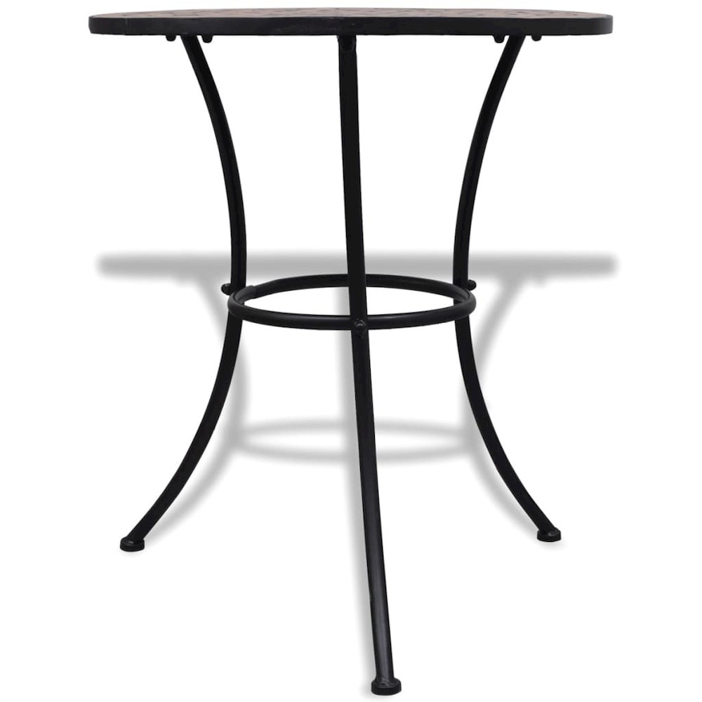Garden Table Terracotta Powder-coated iron frame and ceramic top. Picture 2