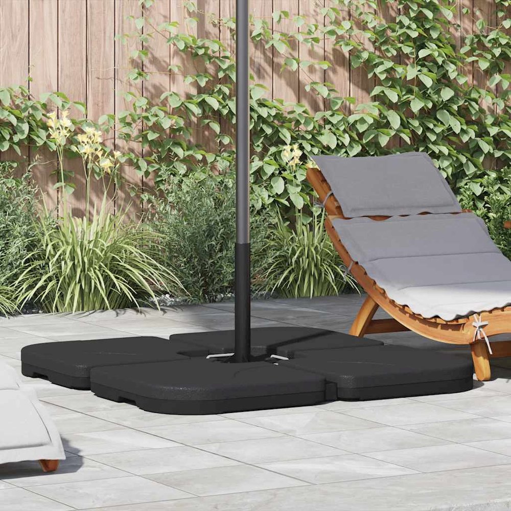 Parasol Base Black Plastic 15.9 gal capacity. Picture 2