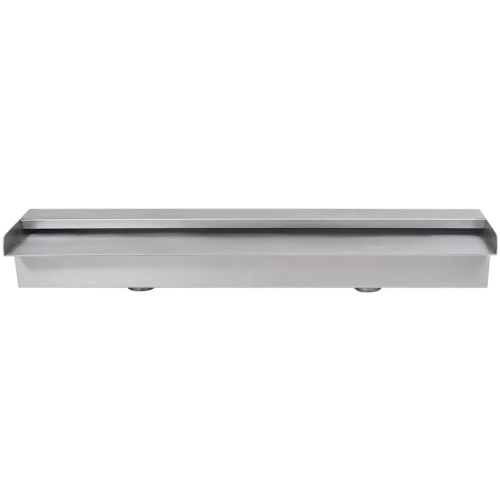 Rectangular Waterfall Pool Fountain Stainless Steel 23.6", 41667. Picture 5