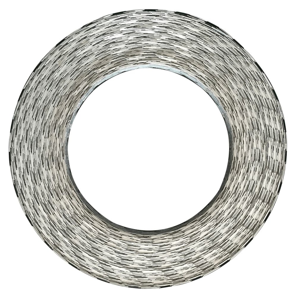 vidaXL BTO-22 NATO Razor Wire 328' Steel, 141807. Picture 2