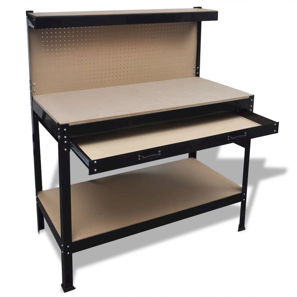 Workbench with Pegboard and Drawer, 141769. Picture 2