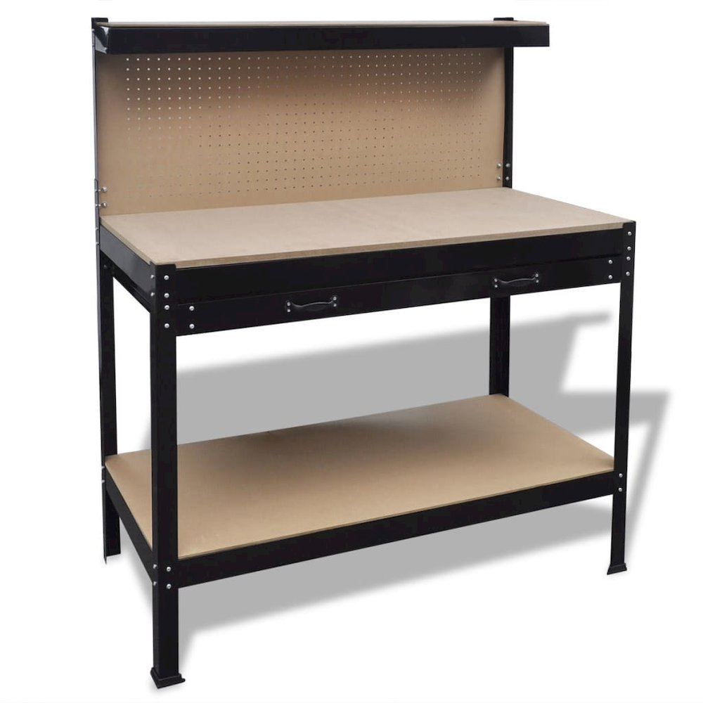 Workbench with Pegboard and Drawer, 141769. Picture 4