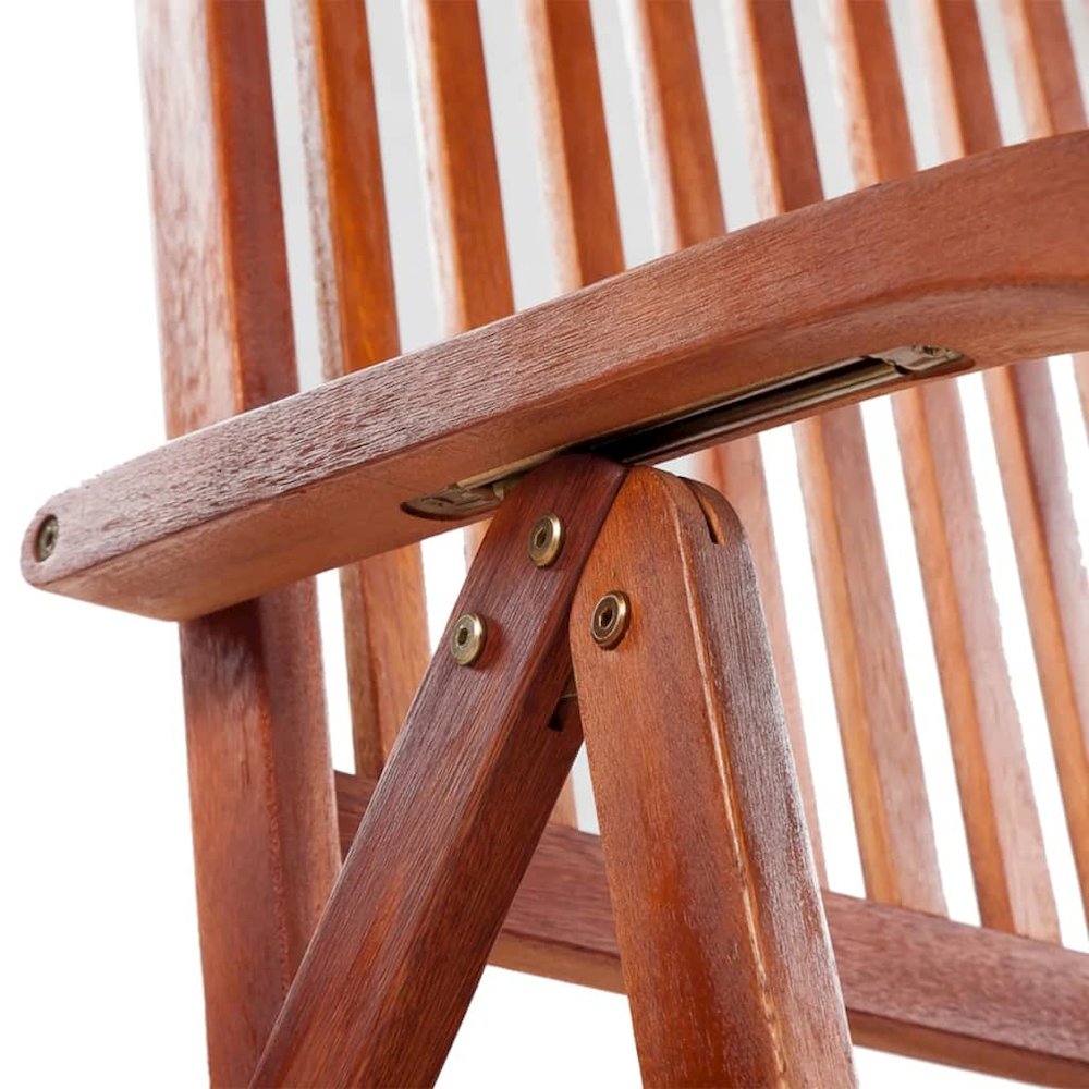 Dining Chair Set of 2 Natural Brown Solid Acacia wood Standard. Picture 5