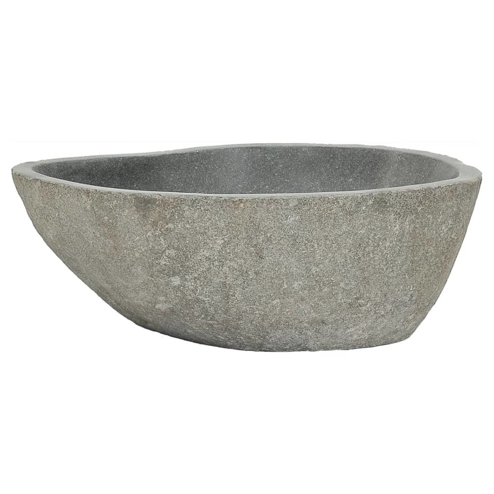 vidaXL Basin River Stone Oval 14.9"-17.7", 242667. Picture 5