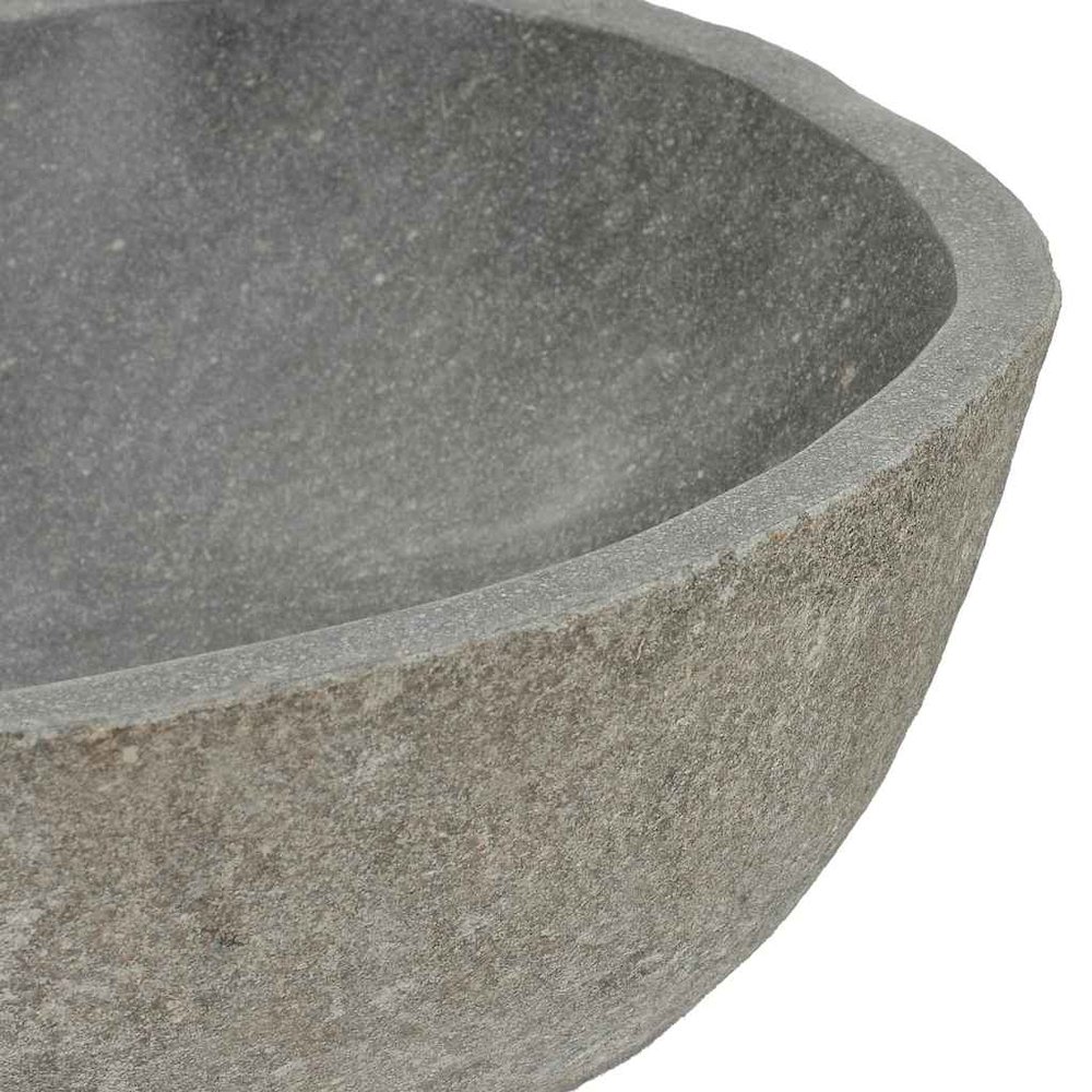 vidaXL Basin River Stone Oval 14.9"-17.7", 242667. Picture 9