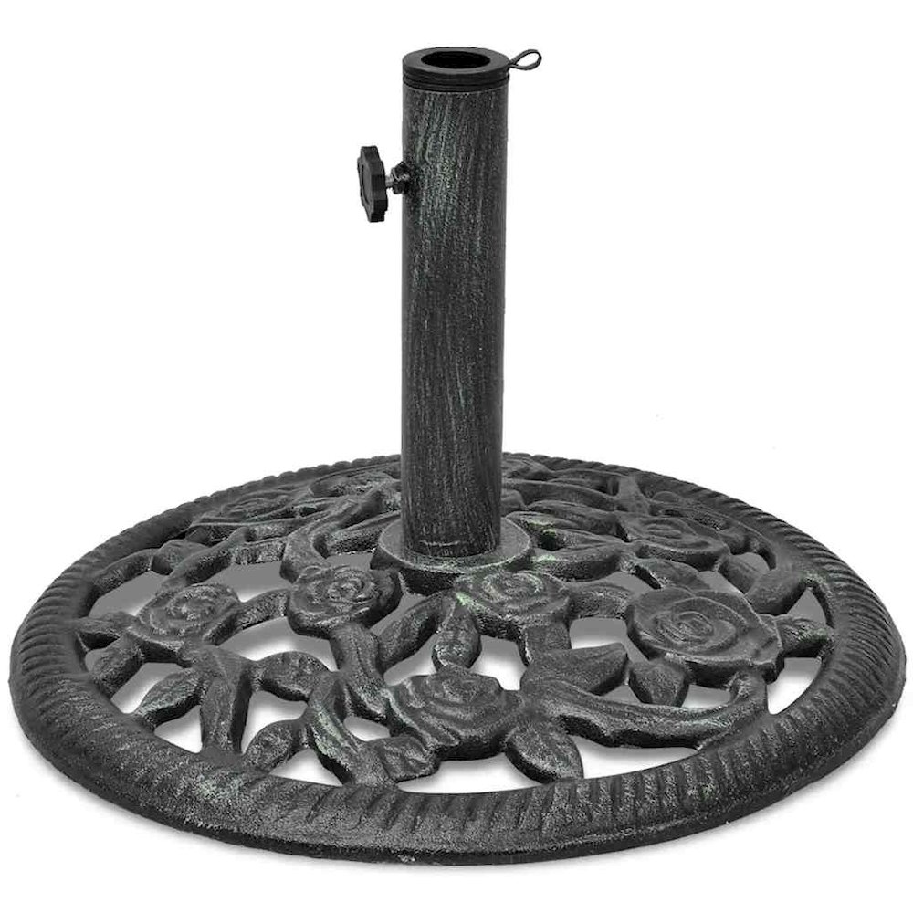 Umbrella Stand Black and green Cast iron Standard. Picture 1