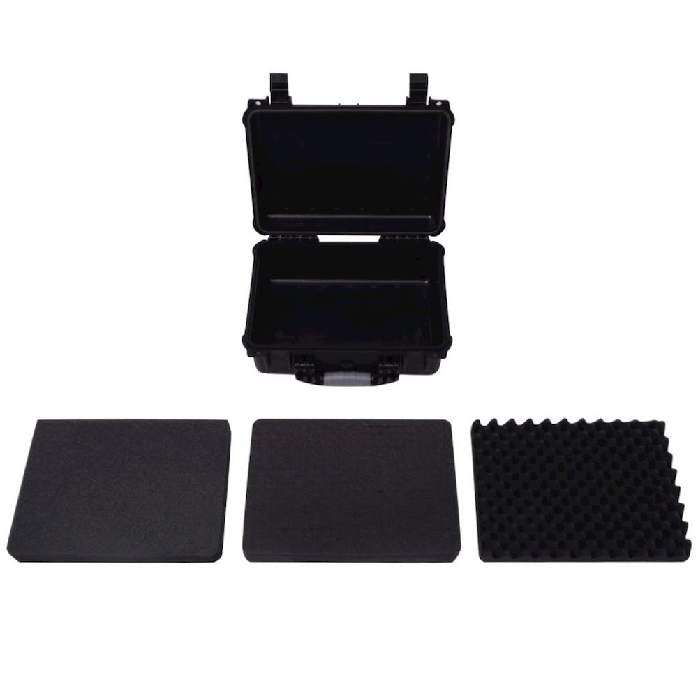 vidaXL Protective Equipment Case 16"x13"x6.9" Black, 142167. Picture 5