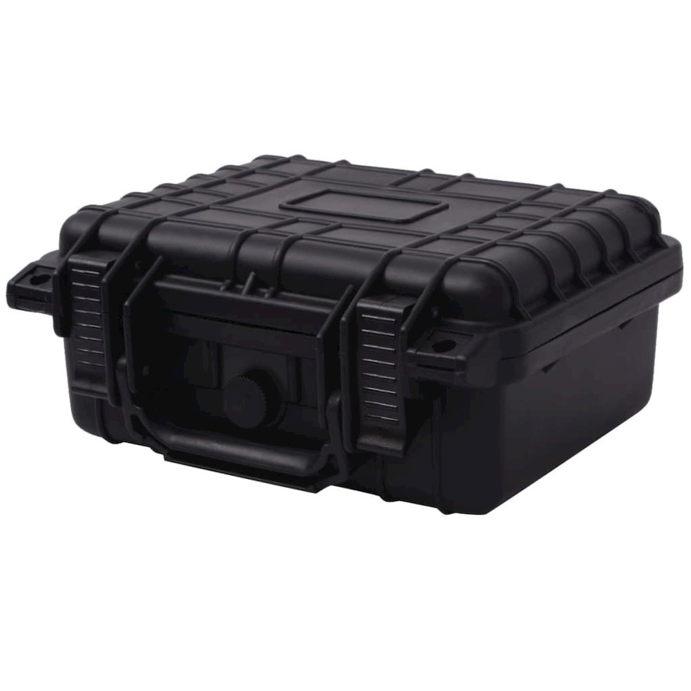 vidaXL Protective Equipment Case 10.6"x9.7"x4.9" Black, 142169. Picture 1