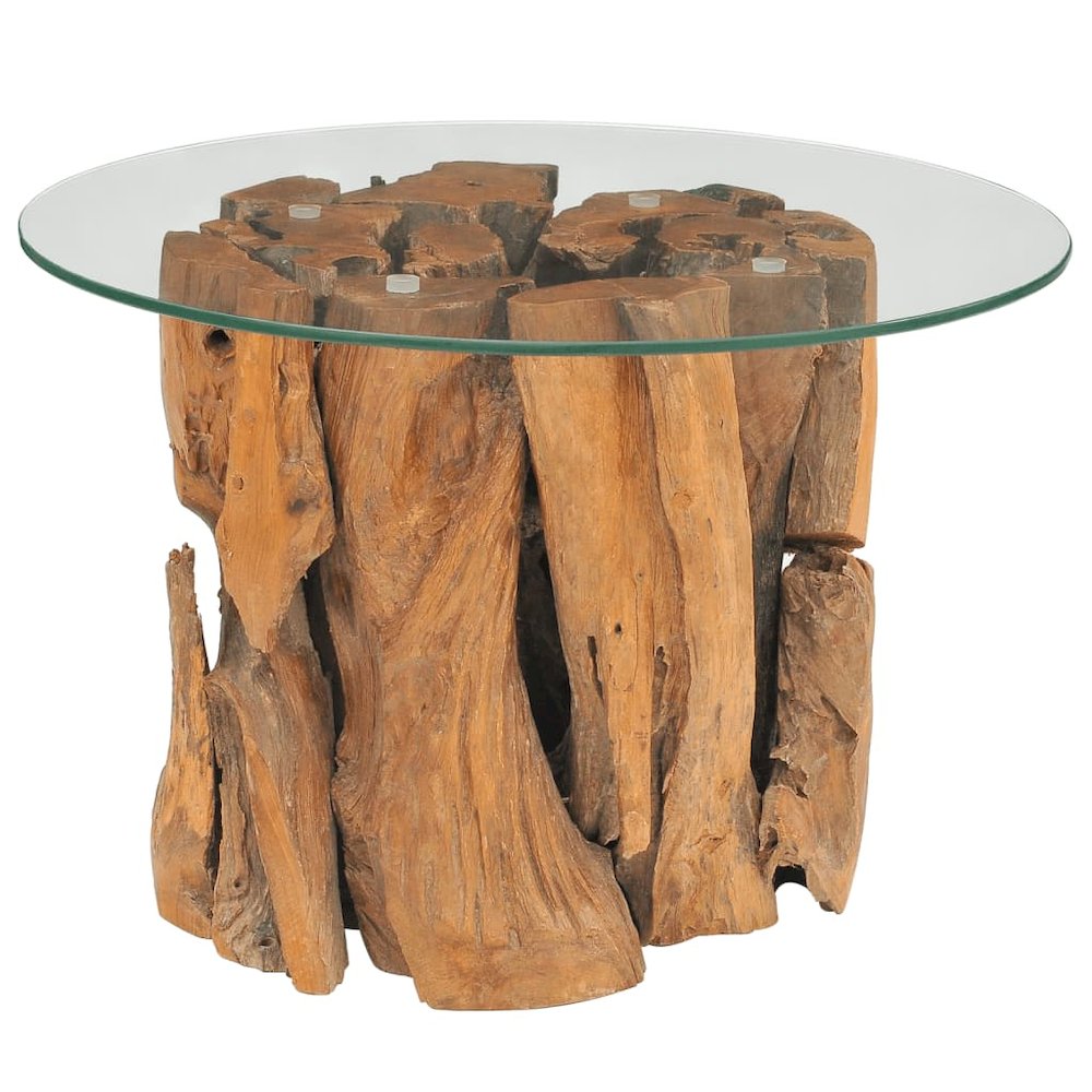 Coffee Table Brown Solid teak driftwood Medium Coffee Table. Picture 3