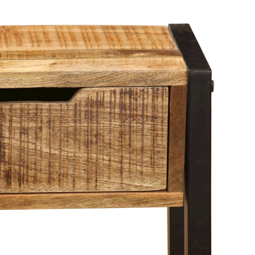 Sideboard Brown Solid mango wood, powder-coated steel Medium. Picture 7