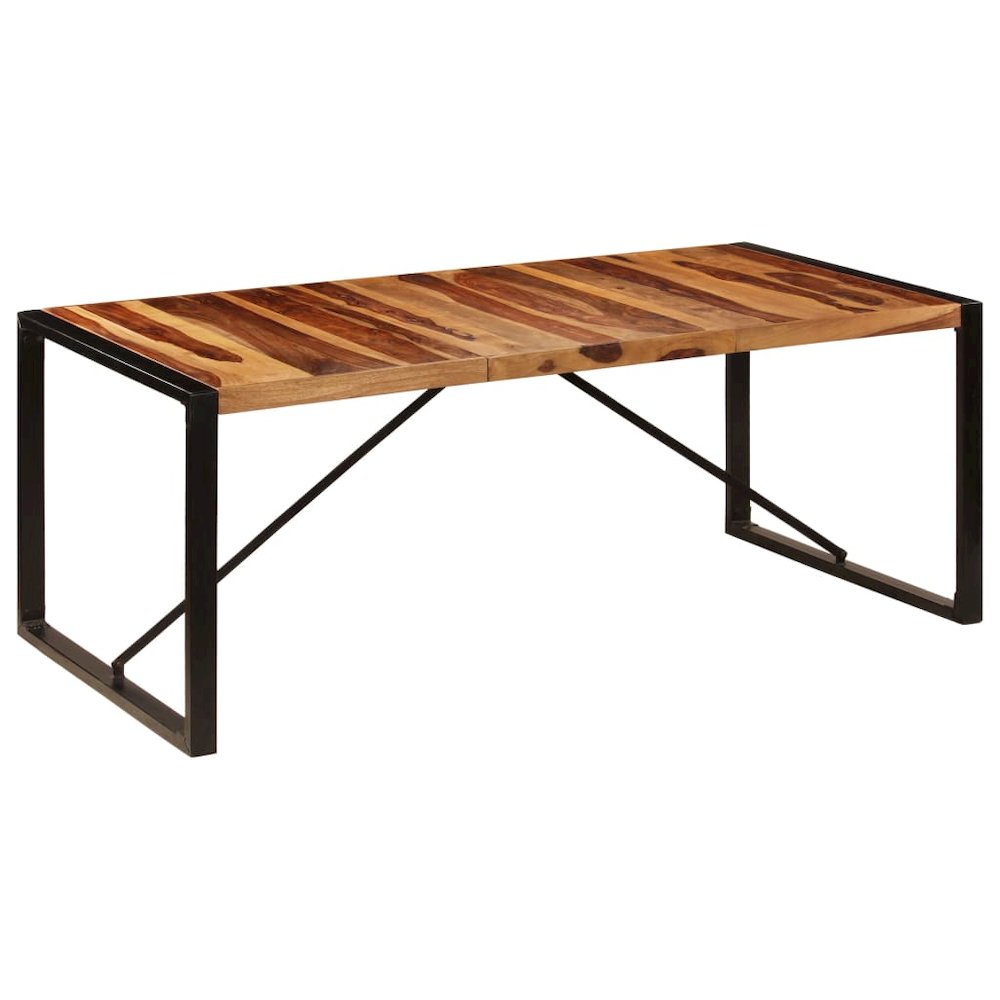 Dining Table Natural Sheesham wood. Picture 11