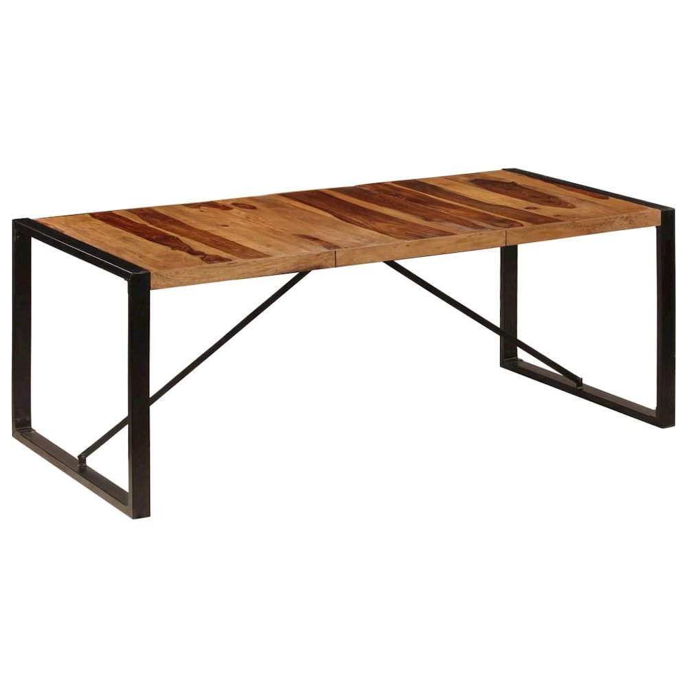 Dining Table Natural Sheesham wood. Picture 7