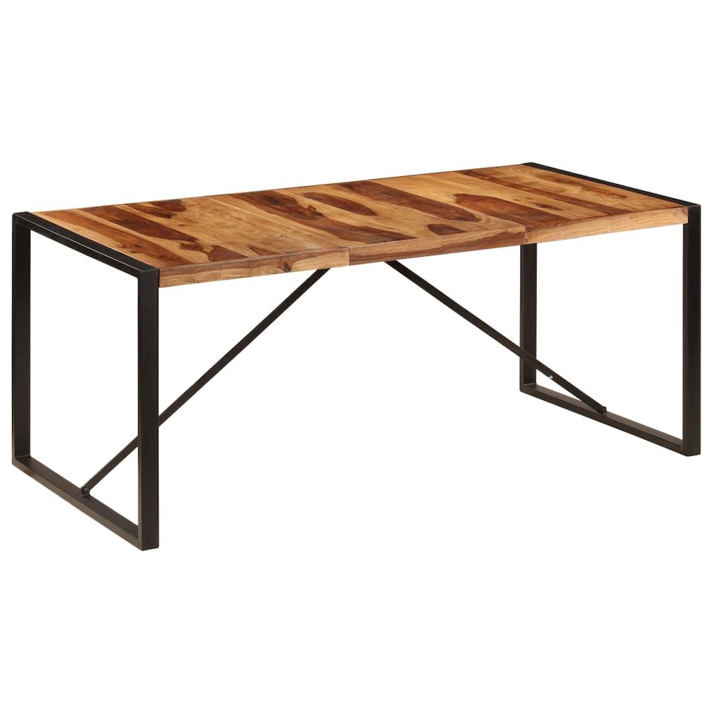 Dining Table Brown and black. Picture 7