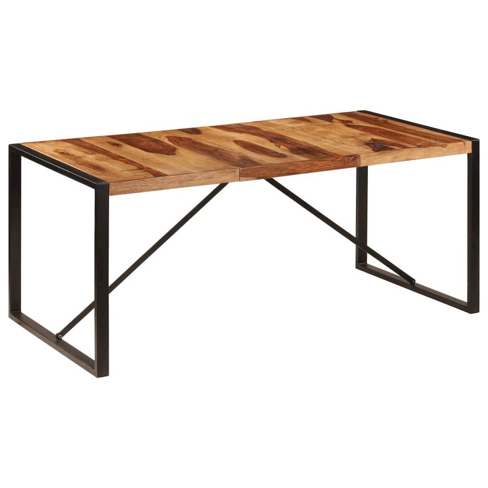 Dining Table Brown and black. Picture 8