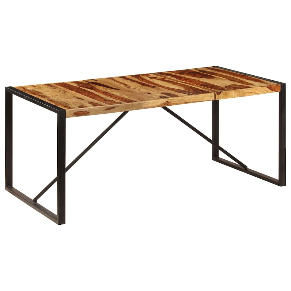 Dining Table Brown and black. Picture 10