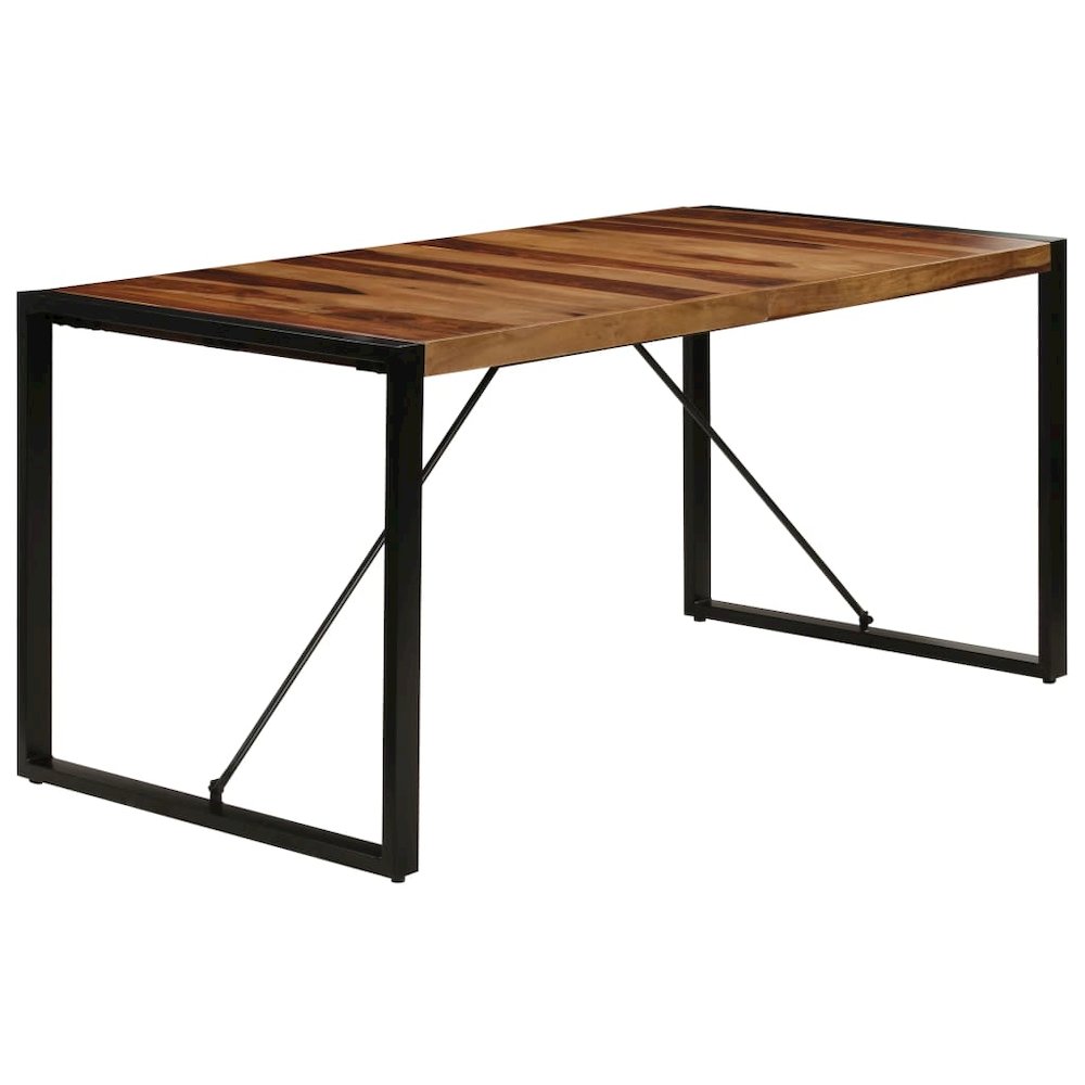 Dining Table Brown and black. Picture 1