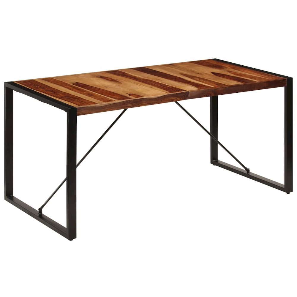 Dining Table Brown and black. Picture 11