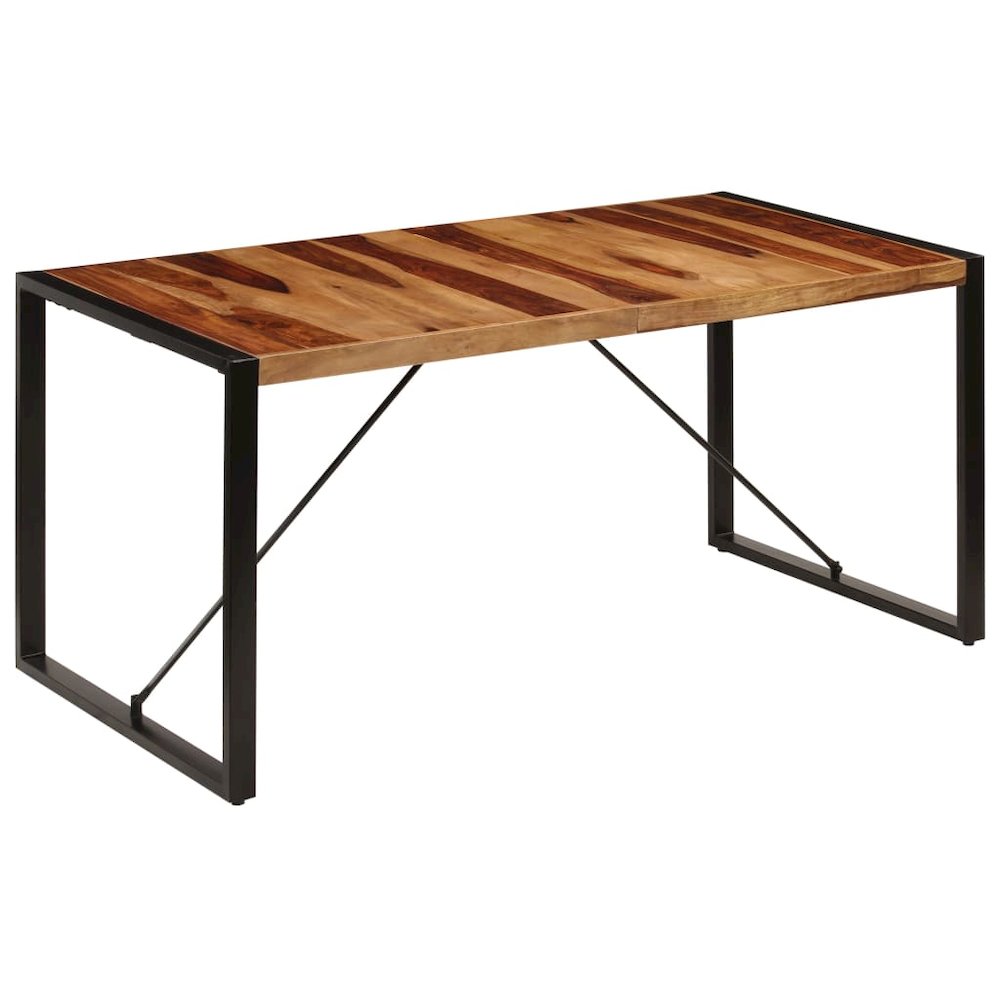 Dining Table Brown and black. Picture 12