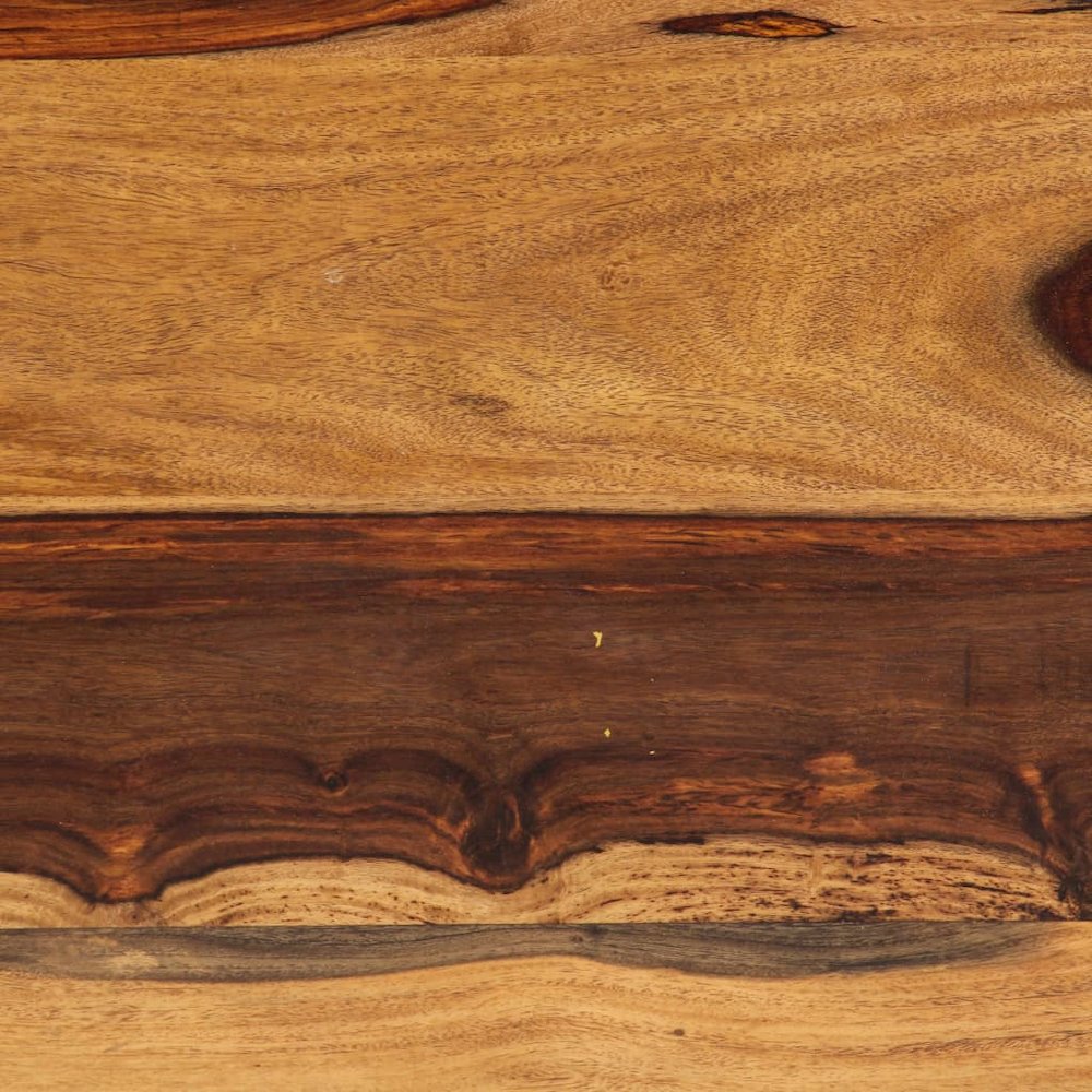 Coffee Table Brown Solid Sheesham wood, Powder-Coated Steel. Picture 5
