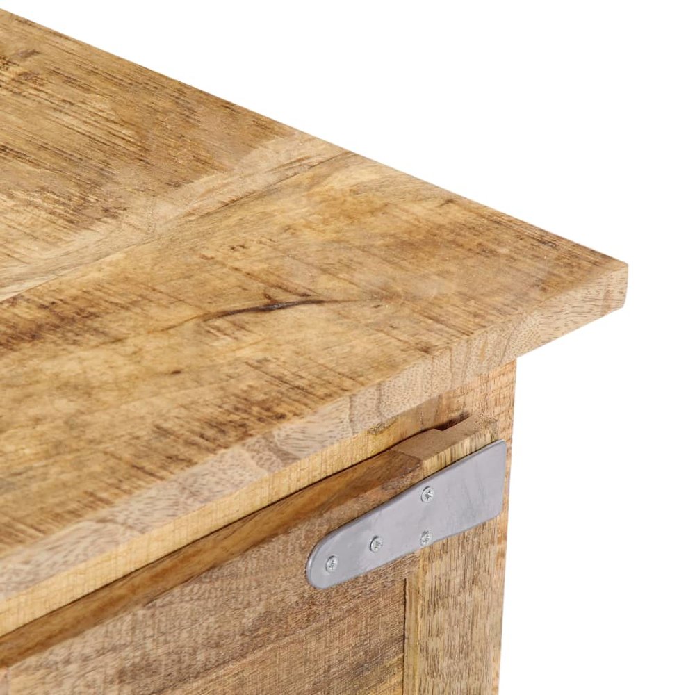 Coffee Table Natural Mango Wood Solid Mango Wood Compact. Picture 8