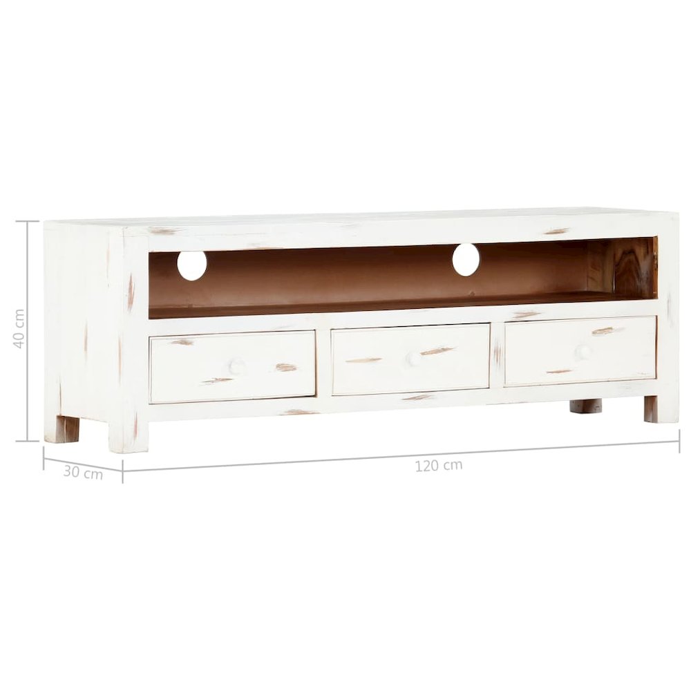 TV Cabinet White. Picture 10