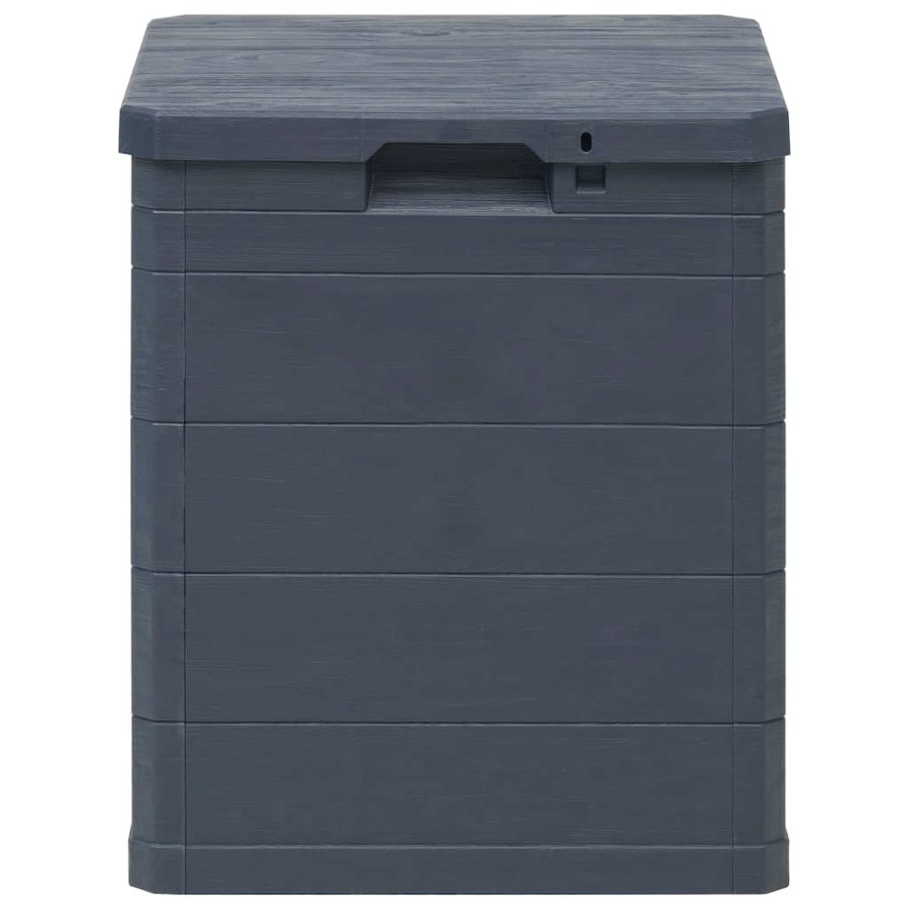 Storage Box Anthracite Plastic (with wood effect) Compact. Picture 2