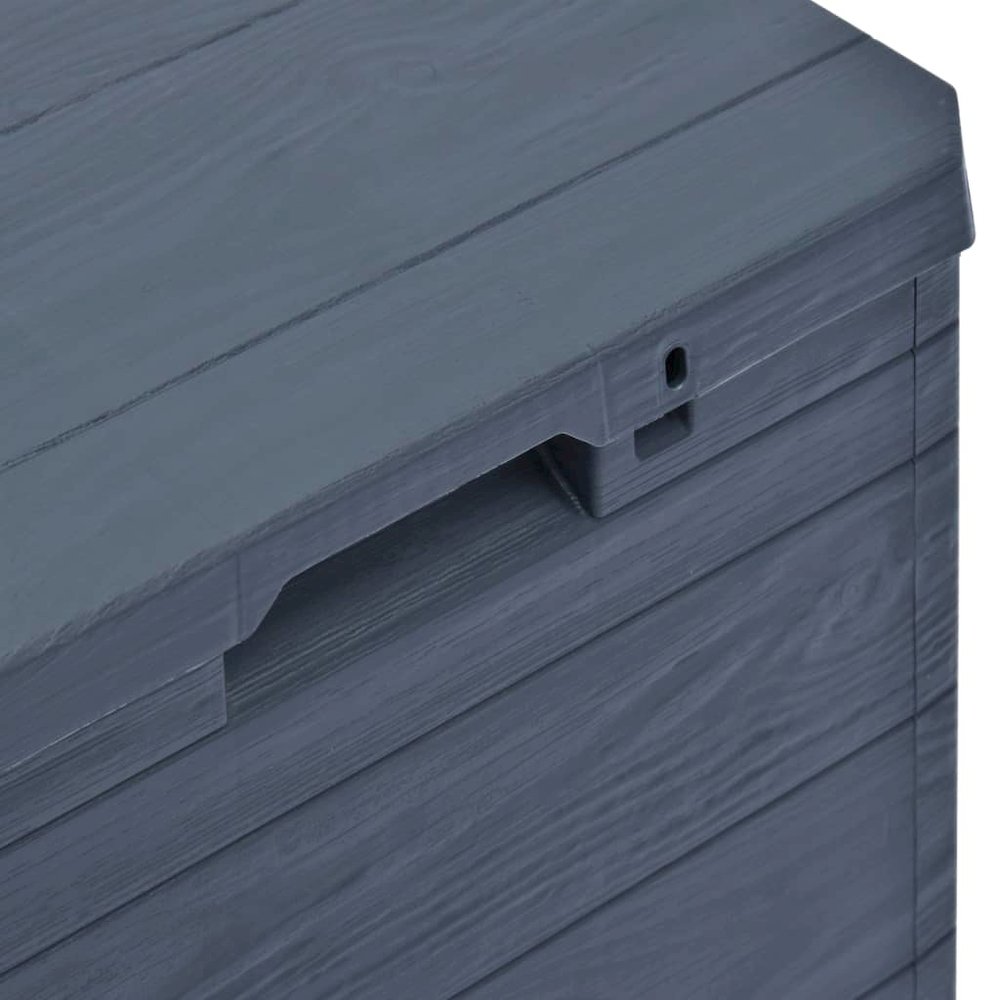 Storage Box Anthracite Plastic (with wood effect) Compact. Picture 6