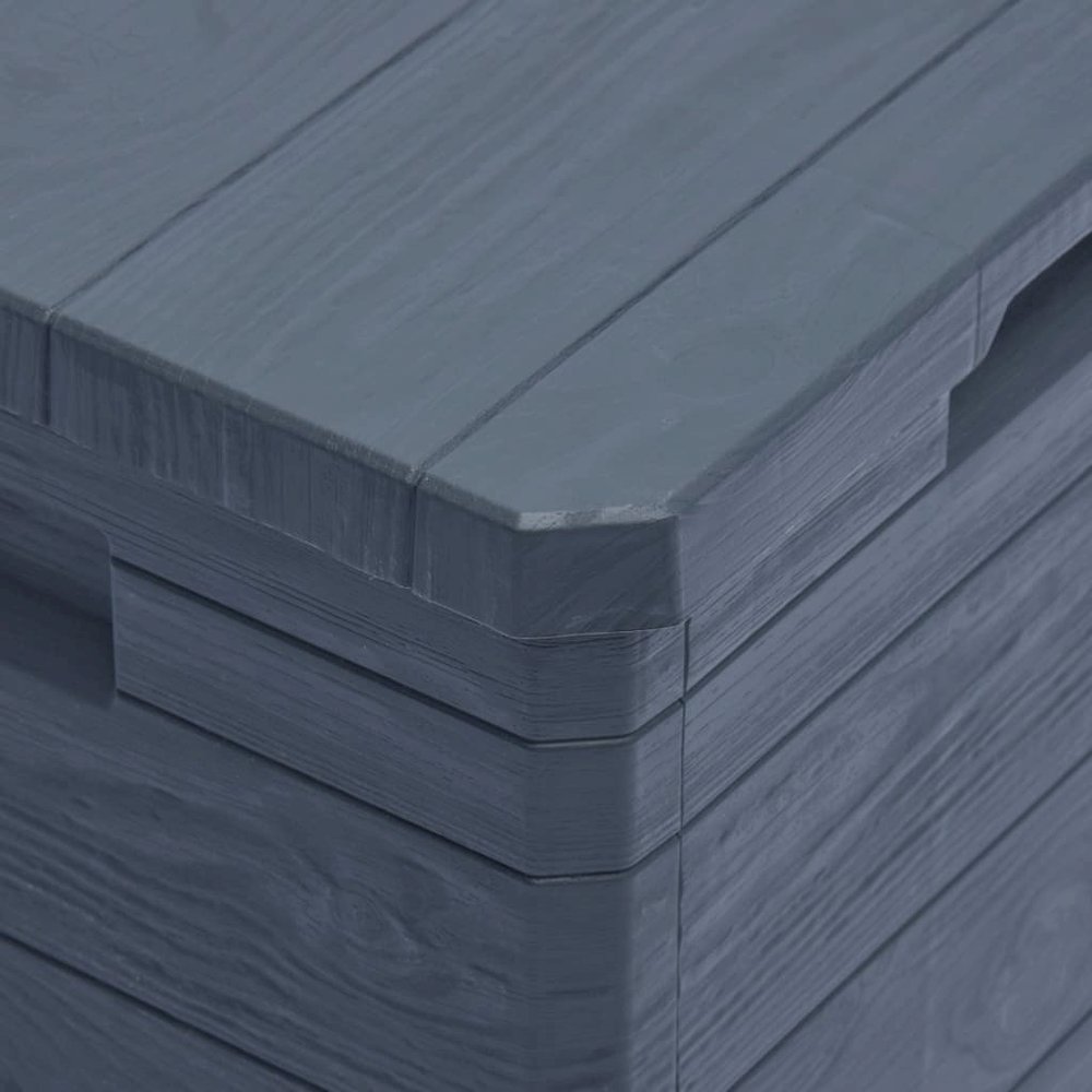 Storage Box Anthracite Plastic (with wood effect) Compact. Picture 7