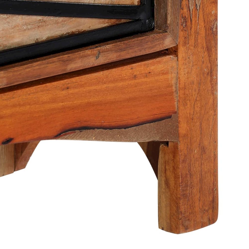 TV Cabinet Multicolor Solid Reclaimed Wood 47.2x11.8x15.7 in. Picture 6