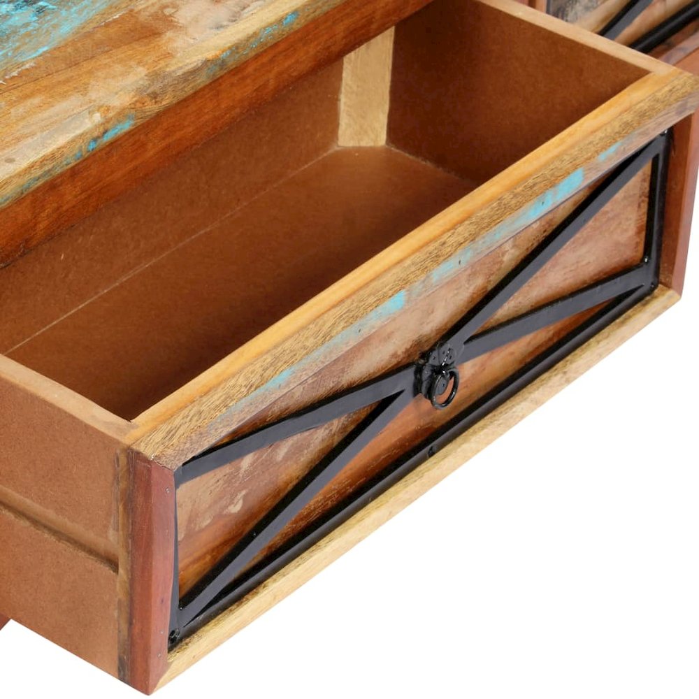 TV Cabinet Multicolor Solid Reclaimed Wood 47.2x11.8x15.7 in. Picture 7
